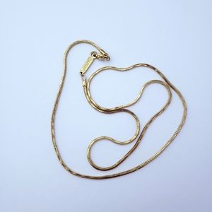 Napier vintage gold tone chain necklace